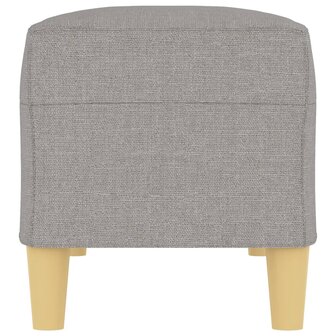 Bankje 100x35x41 cm stof lichtgrijs 4