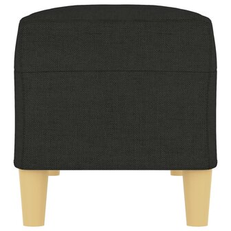 Bankje 100x35x41 cm stof zwart 4