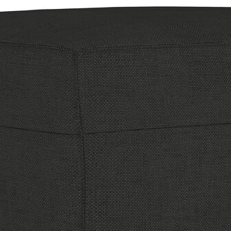 Bankje 100x35x41 cm stof zwart 5