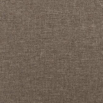 Bankje 100x35x41 cm stof taupe 6