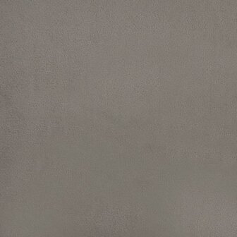 Bankje 100x35x41 cm fluweel lichtgrijs 6