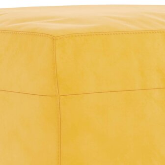 Bankje 100x35x41 cm fluweel geel 5