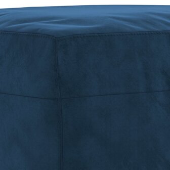Bankje 100x35x41 cm fluweel blauw 5