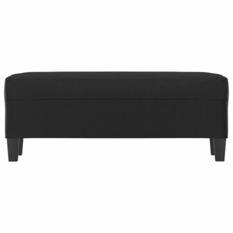 Bankje 100x35x41 cm kunstleer zwart 3