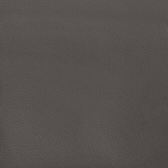 Bankje 100x35x41 cm kunstleer grijs 6