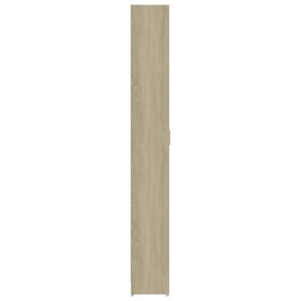 Gangkast 55x25x189 cm bewerkt hout sonoma eikenkleurig 8