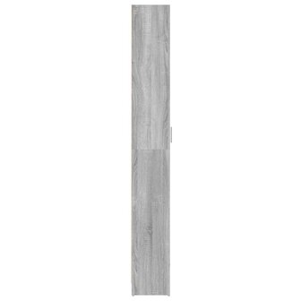 Gangkast 55x25x189 cm bewerkt hout grijs sonoma eikenkleurig 8