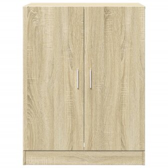 Wasmachinekasten 2 st bewerkt hout sonoma eikenkleurig 7