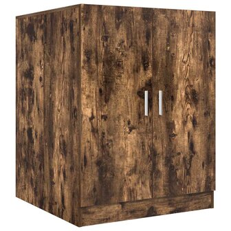 Wasmachinekast 71x71,5x91,5 cm gerookt eikenkleurig 2