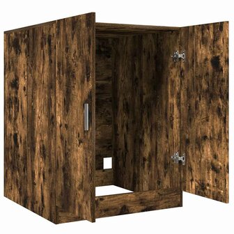 Wasmachinekast 71x71,5x91,5 cm gerookt eikenkleurig 7
