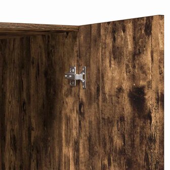 Wasmachinekast 71x71,5x91,5 cm gerookt eikenkleurig 8