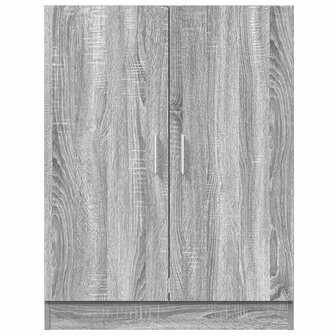Wasmachinekast 71x71,5x91,5 cm grijs sonoma eikenkleurig 4