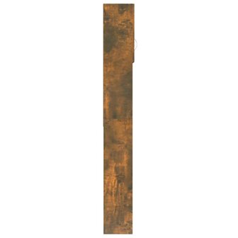 Wasmachinekast 64x25,5x190 cm gerookt eikenkleurig 4