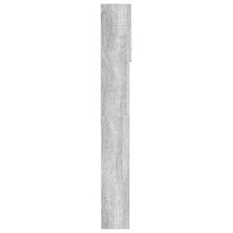 Wasmachinekast 64x25,5x190 cm grijs sonoma eikenkleurig 4