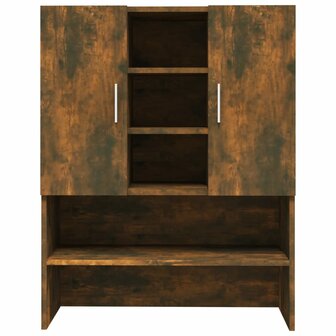 Wasmachinekast 70,5x25,5x90 cm gerookt eikenkleurig 6