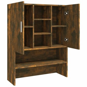 Wasmachinekast 70,5x25,5x90 cm gerookt eikenkleurig 7