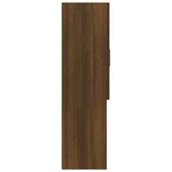 Wasmachinekast 70,5x25,5x90 cm bruin eikenkleur 8