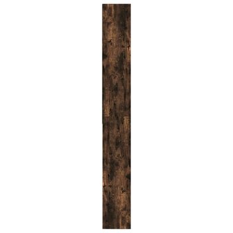 Wasmachinekast 64x24x190 cm gerookt eikenkleurig 7