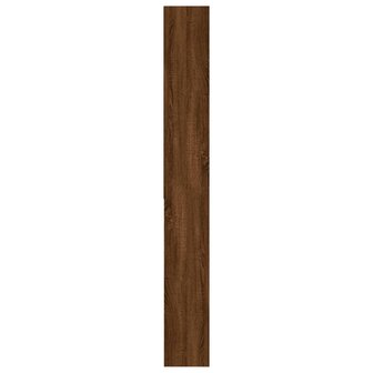 Wasmachinekast 64x24x190 cm bruin eikenkleur 7