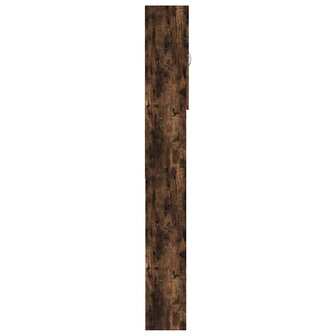 Wasmachinekast 64x25,5x190 cm gerookt eikenkleurig 8
