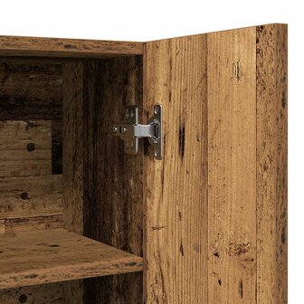 Wasmachinekast 70,5x25,5x90 cm oud houtkleurig 8