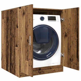 Wasmachinekast 70,5x71,5x91,5 cm oud houtkleurig 1