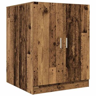 Wasmachinekast 70,5x71,5x91,5 cm oud houtkleurig 2