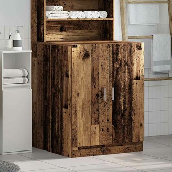 Wasmachinekast 70,5x71,5x91,5 cm oud houtkleurig 3