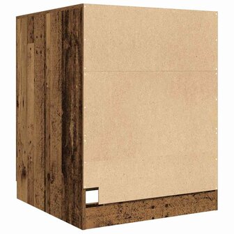 Wasmachinekast 70,5x71,5x91,5 cm oud houtkleurig 6