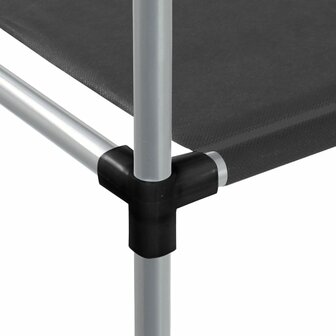 Opbergrek voor boven wasmachine 87x55x90,5 cm ijzer zwart  6