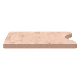 Bureaublad 80x(36-40)x2,5 cm massief beukenhout 5