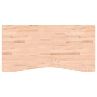 Bureaublad 110x(50-55)x4 cm massief beukenhout 2