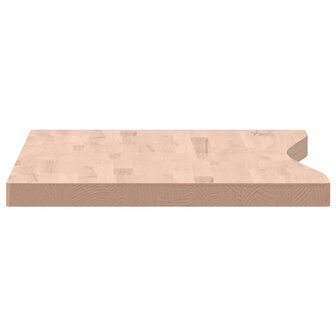 Bureaublad 110x(50-55)x4 cm massief beukenhout 5