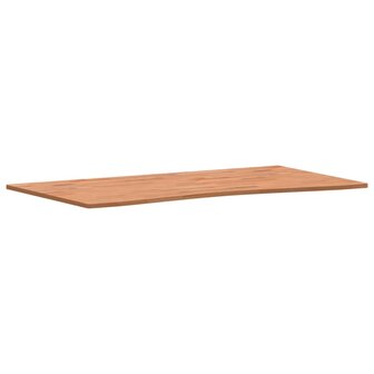 Bureaublad 110x(55-60)x1,5 cm massief beukenhout 3