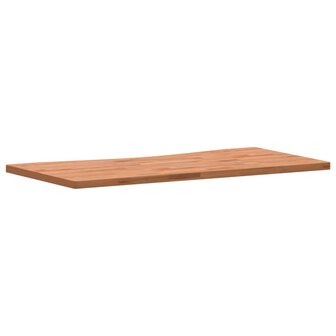 Bureaublad 100x(45-50)x2,5 cm massief beukenhout 6