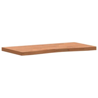 Bureaublad 100x(45-50)x4 cm massief beukenhout 3