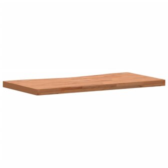 Bureaublad 100x(45-50)x4 cm massief beukenhout 6