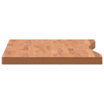 Bureaublad 110x(50-55)x4 cm massief beukenhout 5
