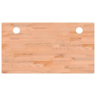 Bureaublad 110x60x1,5 cm massief beukenhout 2