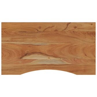 Bureaublad rechthoekig 80x50x2,5 cm massief acaciahout 2