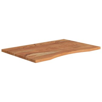 Bureaublad rechthoekig 80x60x2,5 cm massief acaciahout 3