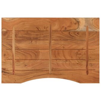 Bureaublad rechthoekig 80x60x2,5 cm massief acaciahout 5