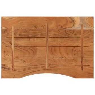 Bureaublad rechthoekig 90x60x2,5 cm massief acaciahout 5