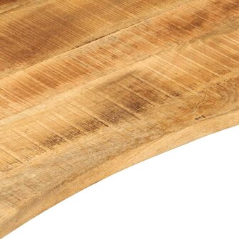 Bureaublad met ronding 80x50x2,5 cm massief ruw mangohout 7