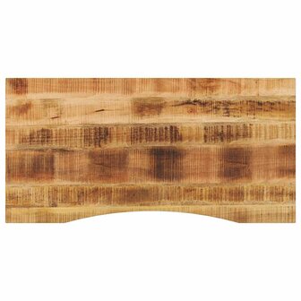 Bureaublad met ronding 110x50x2,5 cm massief ruw mangohout 1