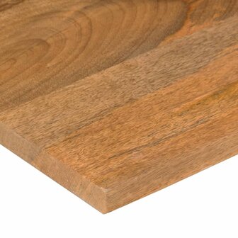 Bureaublad met ronding 100x50x2,5 cm massief ruw mangohout 6