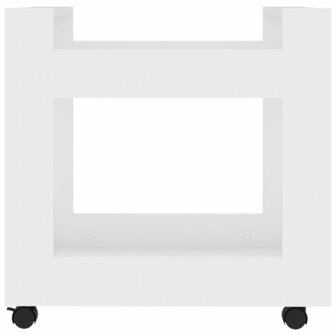 Bureaukastje 60x45x60 cm bewerkt hout wit 5