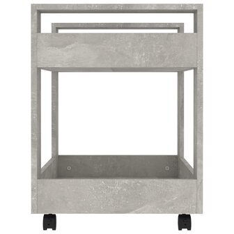 Bureaukastje 60x45x60 cm bewerkt hout betongrijs 6