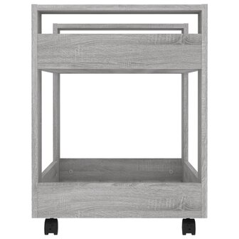 Bureaukastje 60x45x60 cm bewerkt hout grijs sonoma eikenkleurig 6