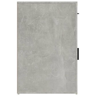 Bureaukastje 40x49x75 cm bewerkt hout betongrijs 8